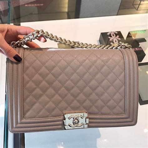 chanel boy bag small beige|used chanel boys bags.